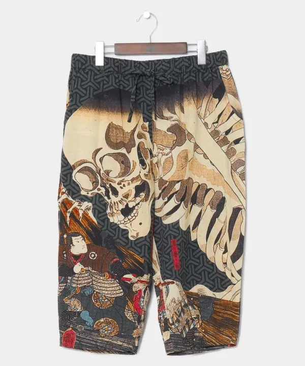 UKIYOE Printed SUTETEKO Pants