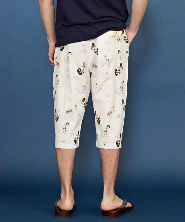 UKIYOE Printed SUTETEKO Pants
