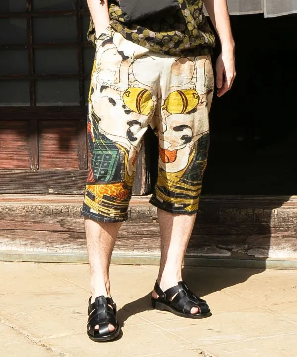 UKIYOE Printed SUTETEKO Pants