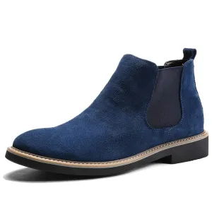 West Louis Designer Pointed Toe Suede Chelsea Boots