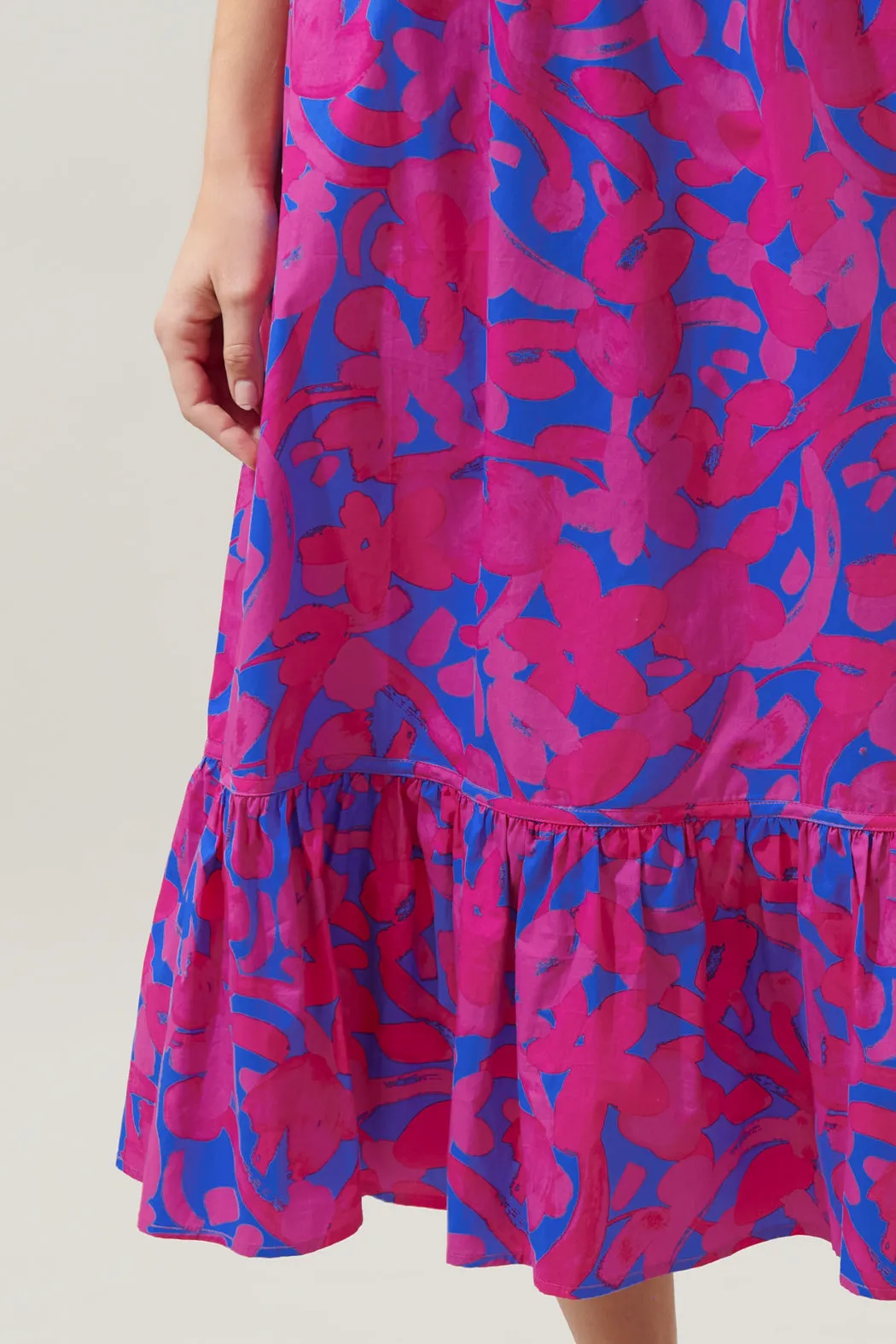 Yeraldi Berry Tatchi Ruffle Midi Skirt